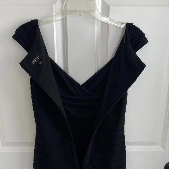 Adrianna Papell Lace Ruched Sheath Dress - Picture 7 of 10